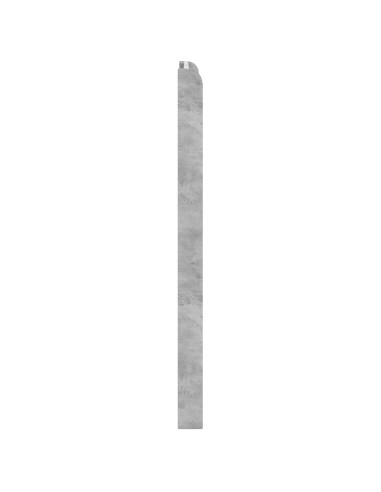 Testiera Letto Grigio Cemento Legno ingegnerizzato