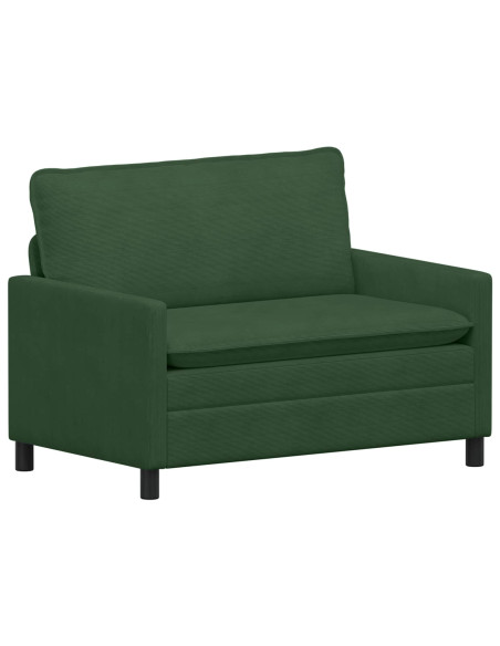Set di divani 2 pcs Verde Giungla Tessuto