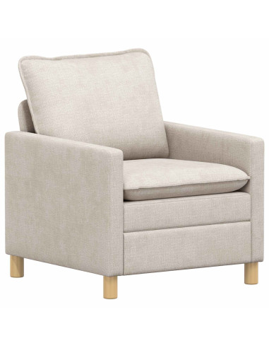 Set di divani 2 pcs Crema Poliestere