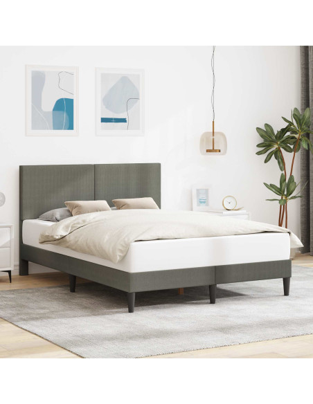 Struttura del letto Grigio Chiaro 140 x 200 cm Tessuto in Cords