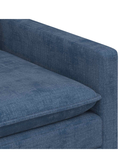 Set di divani 2 pcs Blu Poliestere