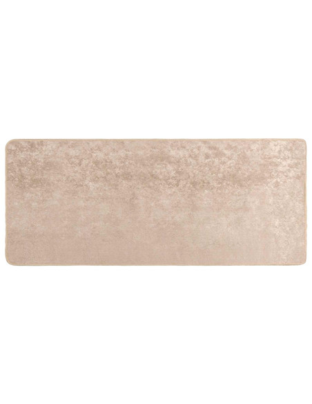 Runner Tappeto MARSA Beige 100 x 200 cm Poliestere e PVC