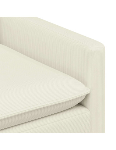 Set di divani 2 pcs Crema Tessuto