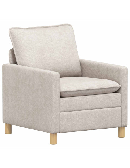 Set di divani 2 pcs Crema Poliestere
