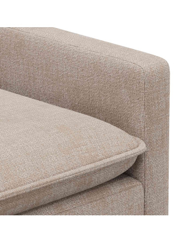 Set di divani 2 pcs Beige Poliestere