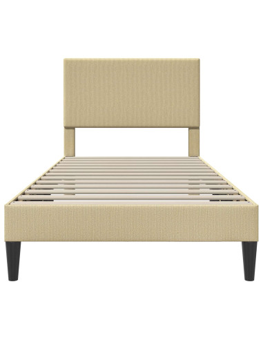 Struttura del letto Grigio Verde Chiaro 90 x 190 cm