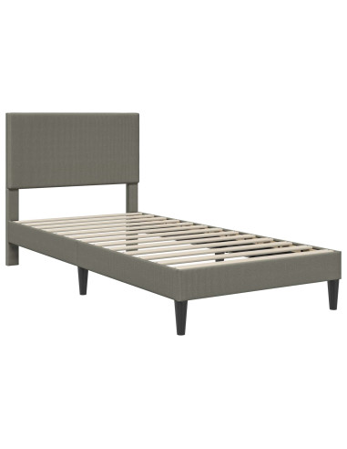 Struttura del letto Grigio Chiaro 100 x 200 cm Tessuto in Cords