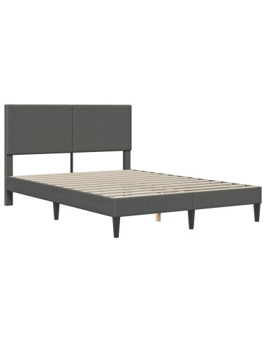 Struttura del letto Grigio Scuro 120 x 190 cm Tessuto in Cords
