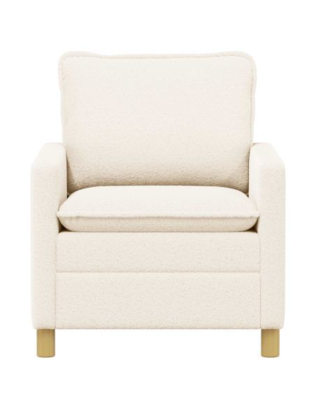 Divano Crema 76 x 81 x 87,5 cm Tessuto