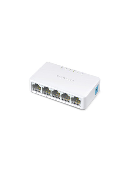 MERCUSYS SWITCH MS105 MINI 5 PORTE 10/100 PLASTICA