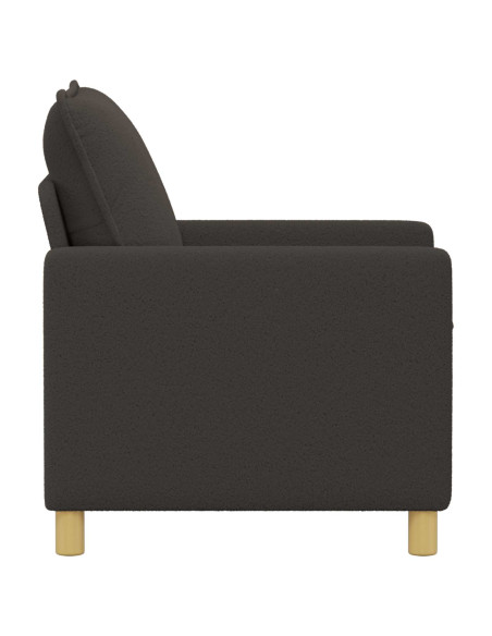 Divano Grigio Scuro 76 x 81 x 87,5 cm Tessuto