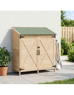 Capanno da Giardino Naturale 106 x 56 x 113,5 cm