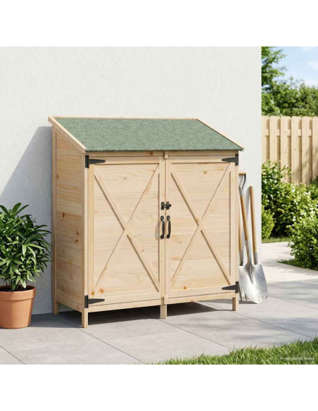 Capanno da Giardino Naturale 106 x 56 x 113,5 cm