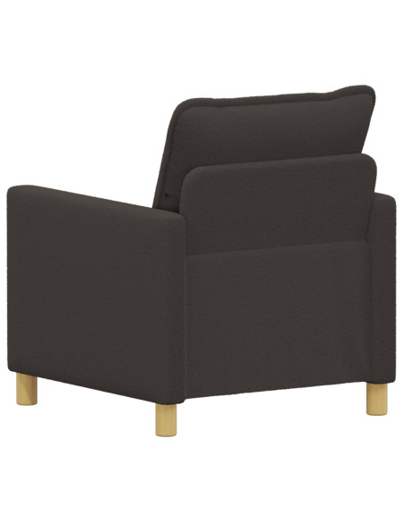 Divano Grigio Scuro 76 x 81 x 87,5 cm Tessuto