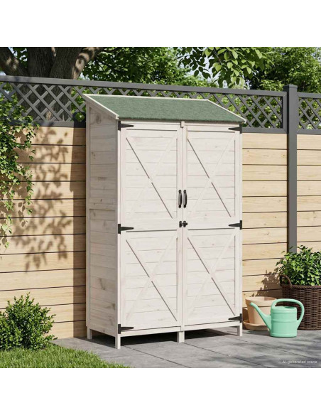 Capanno da Giardino Bianco 106 x 56 x 176,5 cm
