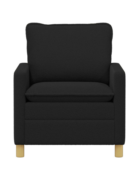 Divano Nero 76 x 81 x 87,5 cm Tessuto