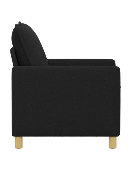 Divano Nero 76 x 81 x 87,5 cm Tessuto