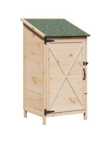 Capanno da Giardino Naturale 59,5 x 56 x 113,5 cm