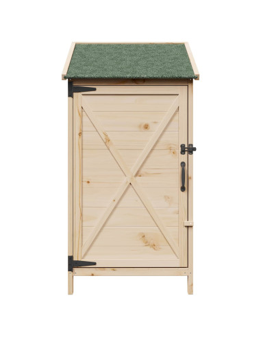 Capanno da Giardino Naturale 59,5 x 56 x 113,5 cm