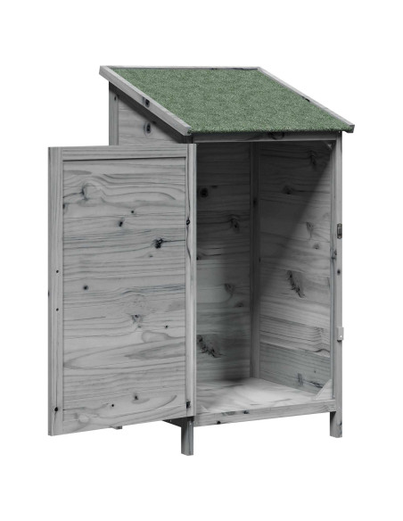 Capanno da Giardino Grigio 59,5 x 56 x 113,5 cm