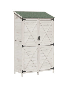 Capanno da Giardino Bianco 106 x 56 x 176,5 cm 2