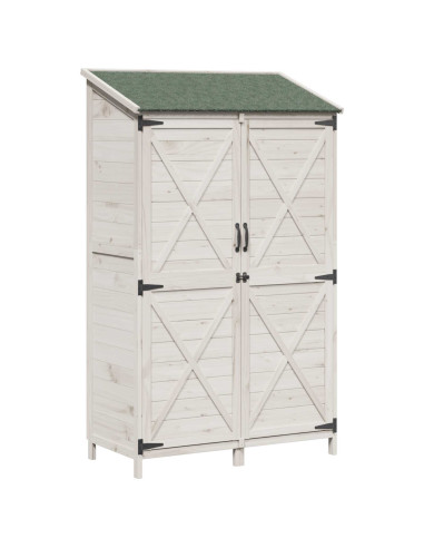 Capanno da Giardino Bianco 106 x 56 x 176,5 cm