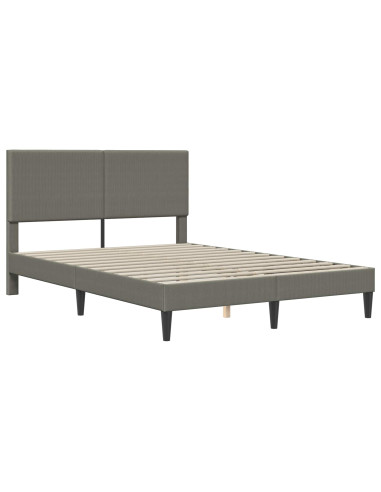 Struttura del letto Grigio Chiaro 160 x 200 cm Tessuto in Cords