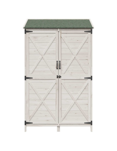 Capanno da Giardino Bianco 106 x 56 x 176,5 cm