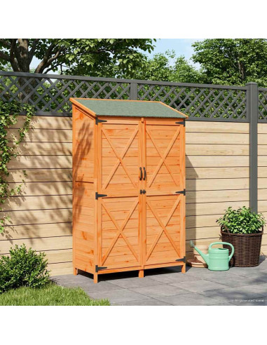 Capanno da Giardino Marrone 106 x 56 x 176,5 cm