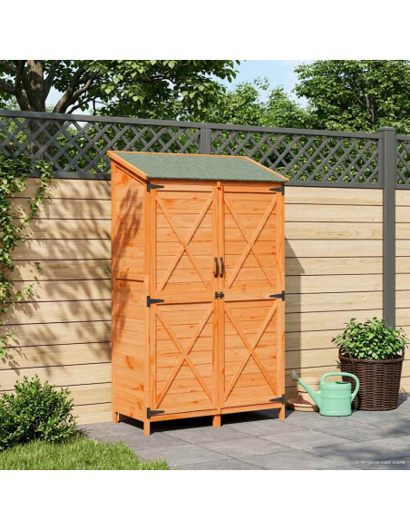 Capanno da Giardino Marrone 106 x 56 x 176,5 cm