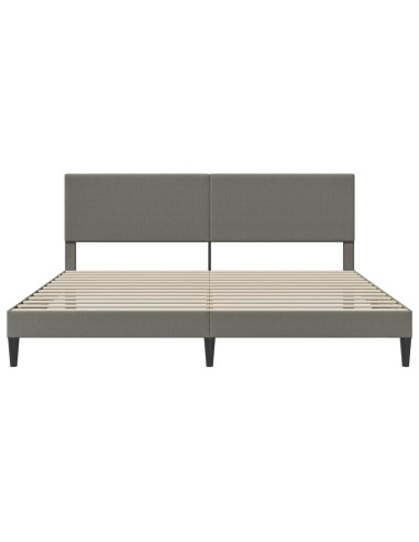 Struttura del letto Grigio Chiaro 180 x 200 cm Tessuto in Cords