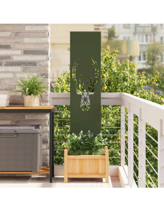 Schermo per privacy in giardino Oliver verde 32 x 140 cm