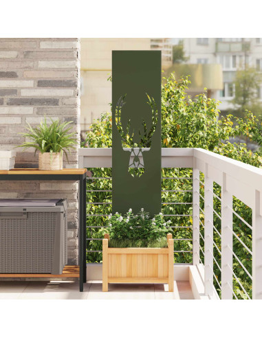 Schermo per privacy in giardino Oliver verde 32 x 140 cm