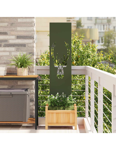 Schermo per privacy in giardino Oliver verde 32 x 140 cm