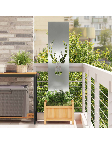 Schermo per privacy in giardino Argento 32 x 140 cm