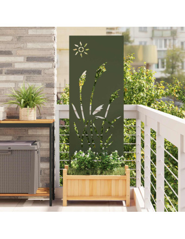 Schermo per privacy in giardino Oliver verde 50 x 140 cm