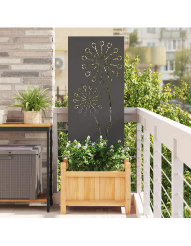 Schermo per privacy in giardino Traforo Nero 50 x 140 cm