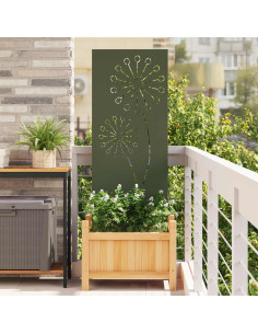 Schermo per privacy in giardino Oliver verde 50 x 140 cm