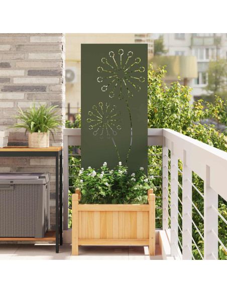 Schermo per privacy in giardino Oliver verde 50 x 140 cm