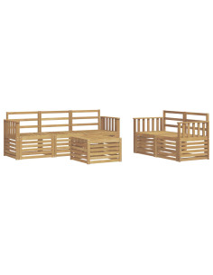Set divani Legno di Acacia Massello 2