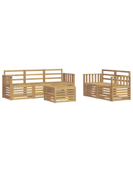 Set divani Legno di Acacia Massello