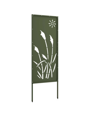Schermo per privacy in giardino Oliver verde 50 x 140 cm