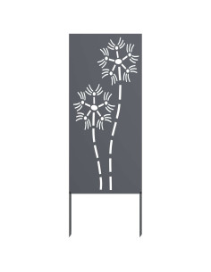 Schermo per privacy in giardino Traforo Antracite 50 x 140 cm 2
