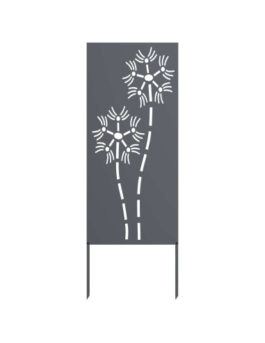 Schermo per privacy in giardino Traforo Antracite 50 x 140 cm