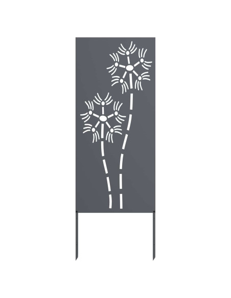 Schermo per privacy in giardino Traforo Antracite 50 x 140 cm