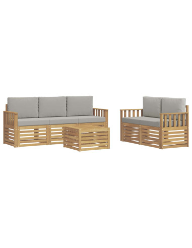 Set divani Legno di Acacia Massello