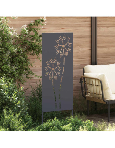 Schermo per privacy in giardino Traforo Antracite 50 x 140 cm