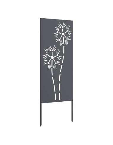 Schermo per privacy in giardino Traforo Antracite 50 x 140 cm