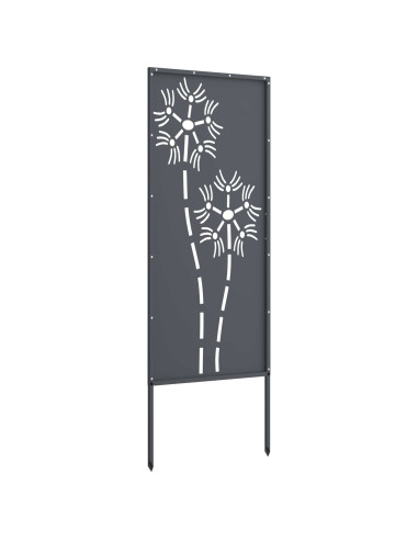 Schermo per privacy in giardino Traforo Antracite 50 x 140 cm