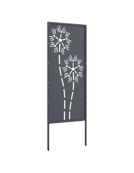 Schermo per privacy in giardino Traforo Antracite 50 x 140 cm